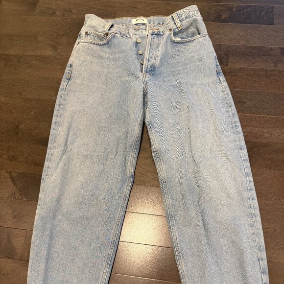 Agolde High Rise Tapered Baggy Jean Size 28 - Picture 1 of 5